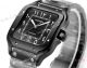 THB Swiss Replica Santos de Cartier Black ADLC 39.8 Men's Watches (4)_th.jpg